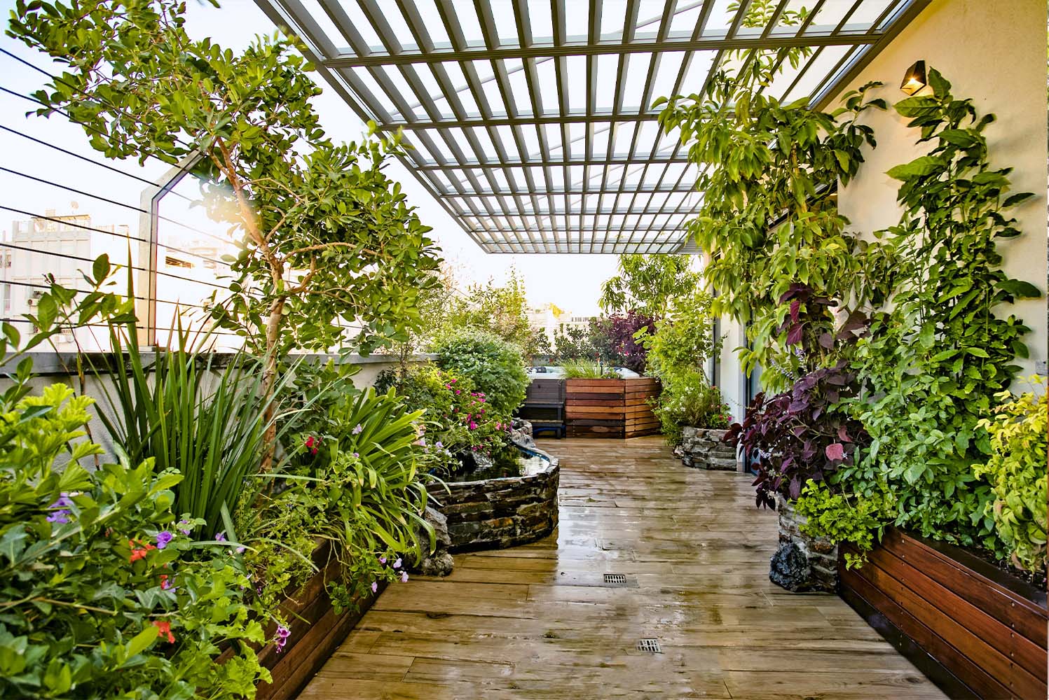 עיצוב מרפסות סוליגו - עיצוב מרפסת טבעי מרפסת בהתאמה אישית